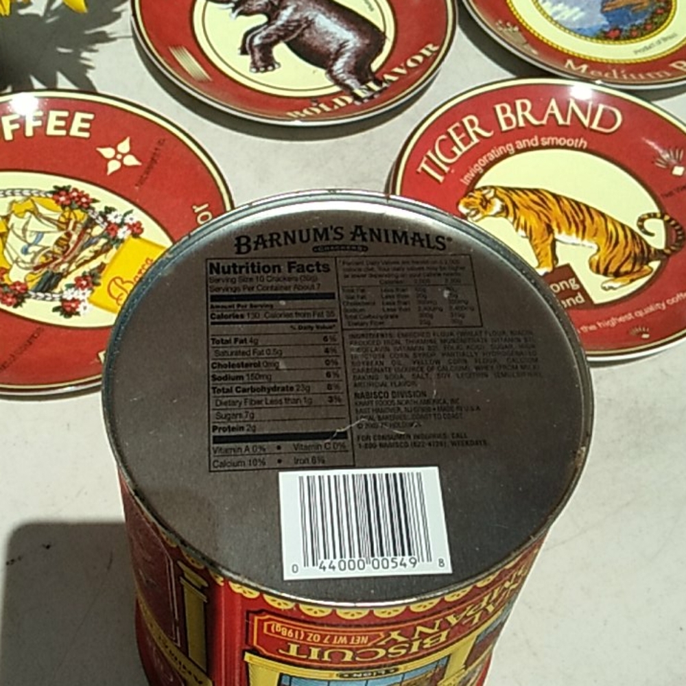 Vintage Barnum Bailey Tin VNUC - Picture 7 of 16